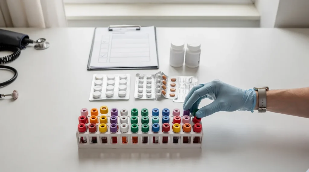Clinical research on naltrexone implants has evaluated effect, safety, and pharmacokinetics through structured trial