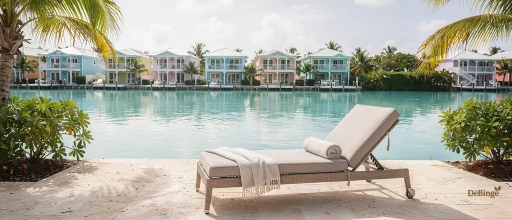 Sandyport sits on the northwestern end of Cable Beach in Nassau, close to everyday conveniences